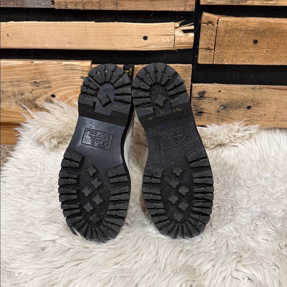 DR. MARTENS 2976 QUAD‎ PLATFORM CHELSEA WOMEN'S BOOT WHITE SMOOTH LEATHER SIZE 8 - Picture 6 of 9